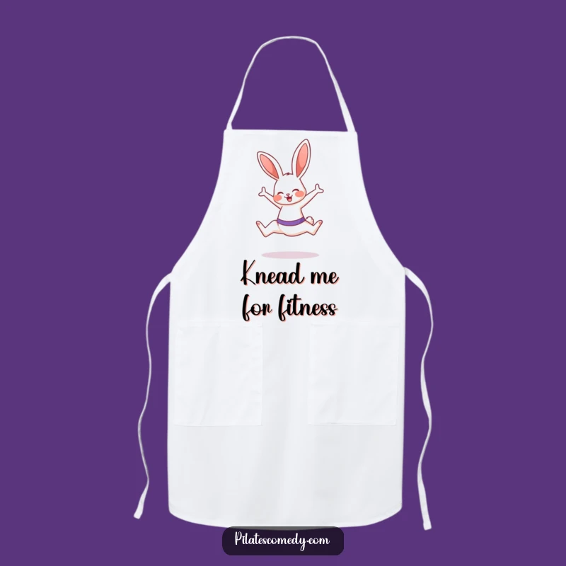Funny Bunny Kitchen Apron - Energetic Chef Gift for Fitness Fans
