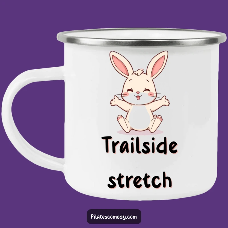 Funny Bunny Campfire Mug: Durable & Hilarious Animal Stretch Design, Great Funny Gift