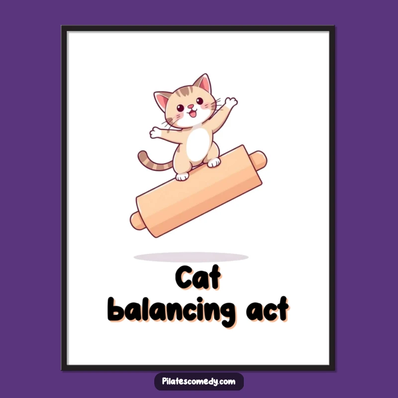 Funny Cat Digital Art - Playful Printable Decor for Cat Lovers