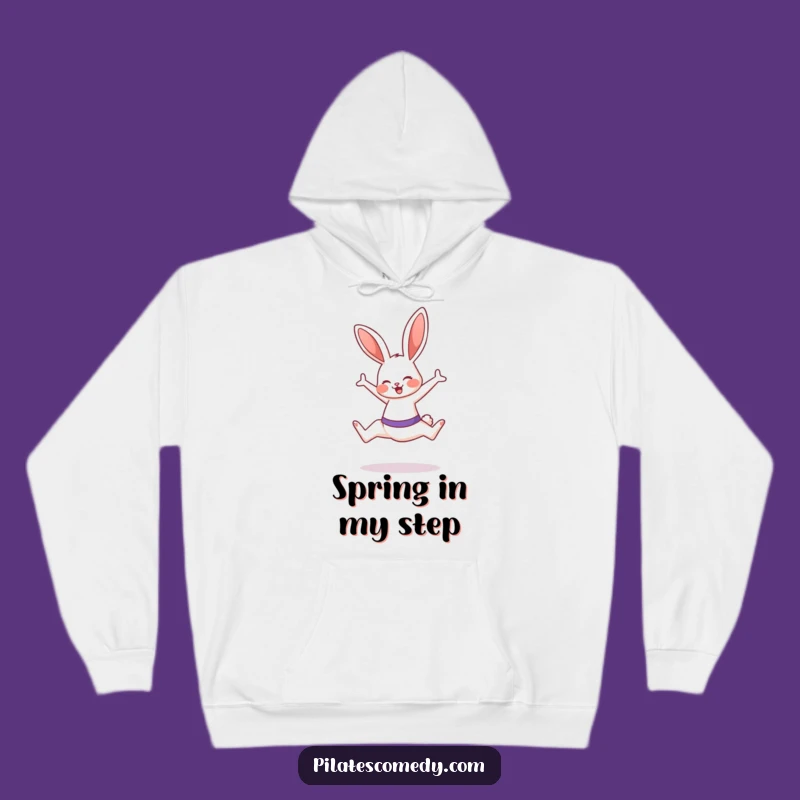Funny Bunny Workout Hoodie - Cozy Fitness Gift for Energetic Folks
