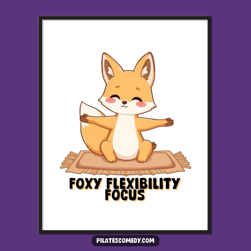 Free Printable Fox Stretch Wall Art Funny Downloadable Decor for Serene Spaces