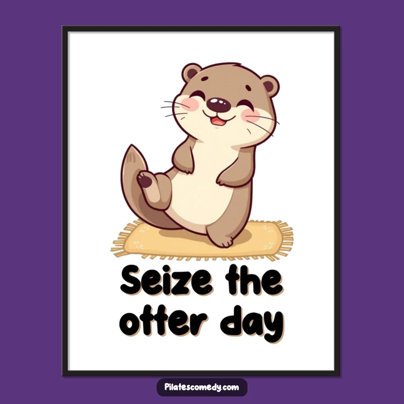 Free Printable Otter Wall Art: Funny Downloadable Decor for Playful Spaces!