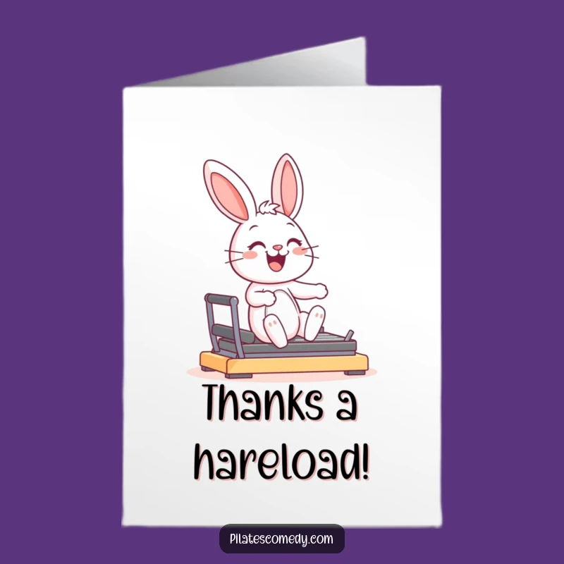 Free Printable Bunny Thank You Card: Cute Downloadable Gift for Healthy Thanks!