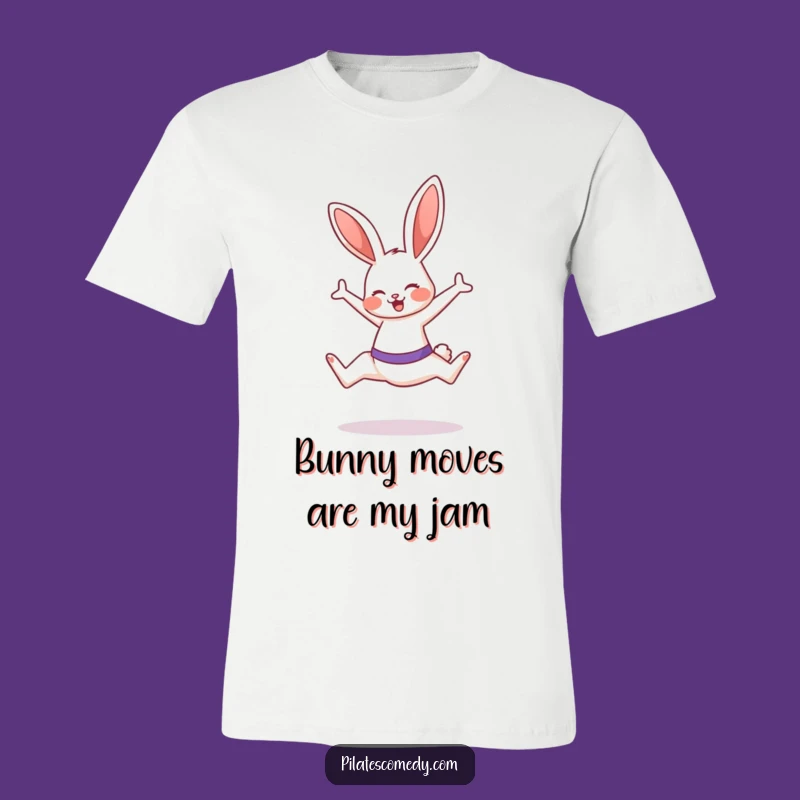 Funny Bunny Pilates Shirt - Active & Fun Fitness Gift Tee