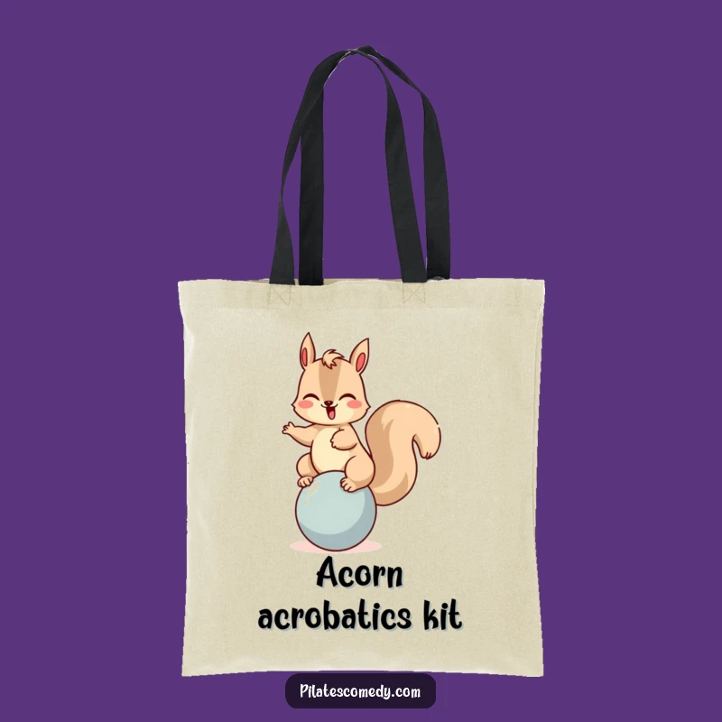 Funny Squirrel Balancing Ball Tote Bag - Durable Bag for Playful Essentials