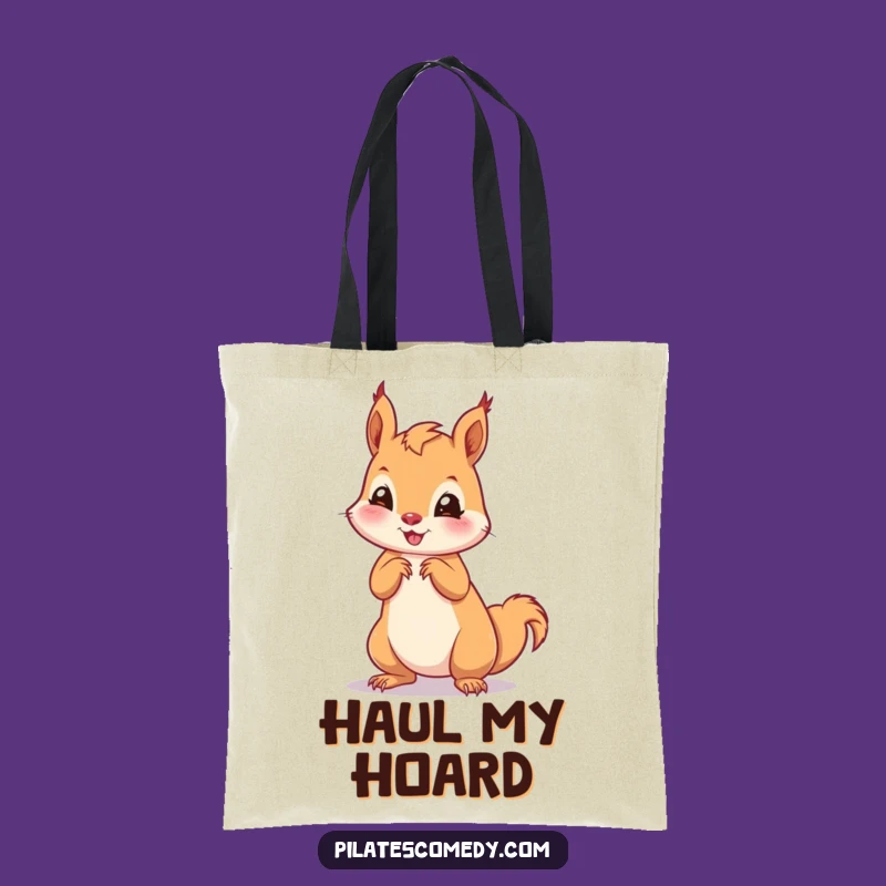 Funny Squirrel Carry-All Tote: Playful Animal Bag, Great Funny Gift